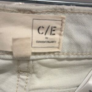 Current/Elliott Women's Off-White Jeans